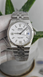 Seiko Mod Land-Dweller - Completamente Blanco