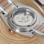 Seiko Mod DateJust Romano  Dos tonos - Chocolate