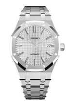 Seiko Mod Royal Oak - Blanco