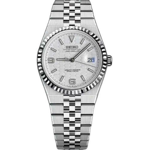 Seiko Mod Land-Dweller - Completamente Blanco