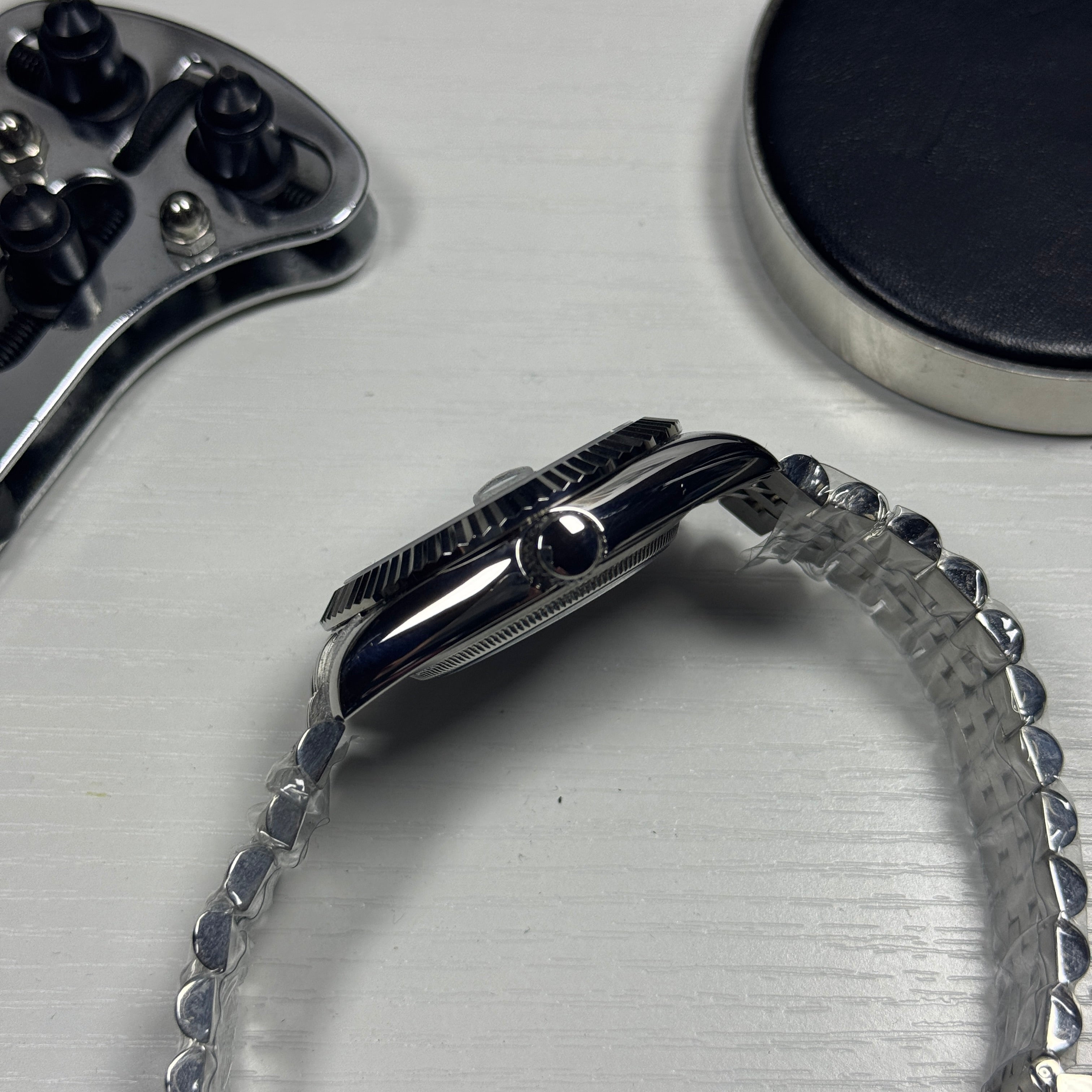 Seiko Mod DateJust Arábigo  - Azul Marino