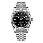 Seiko Mod DateJust Clasico - Negro