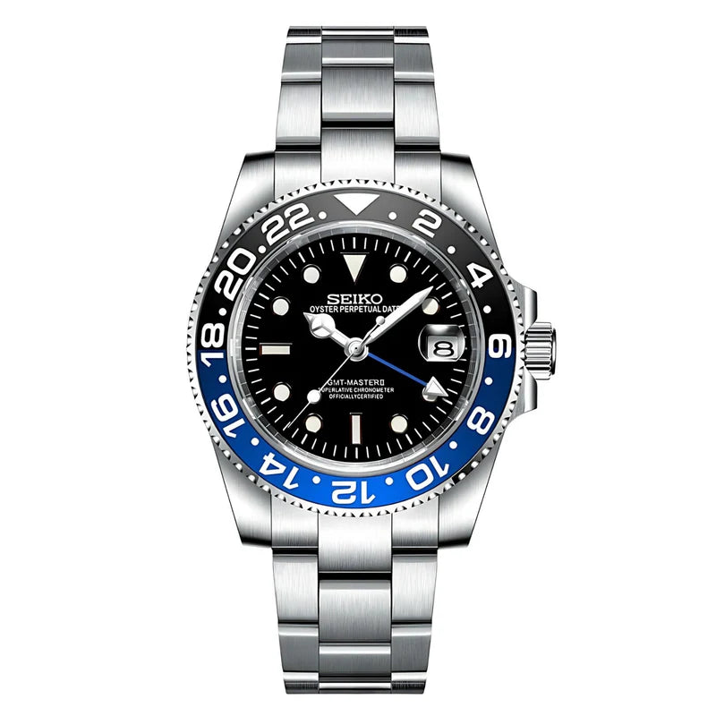 Seiko Mod GMT Batman