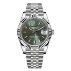 Seiko Mod DateJust Clasico- Verde menta