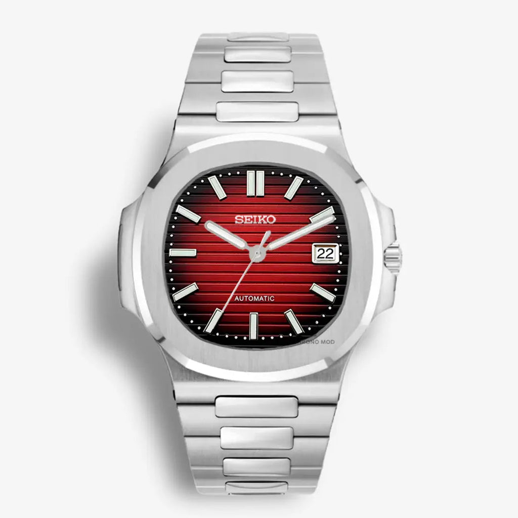 Seiko Mod Nautilus - Rojo