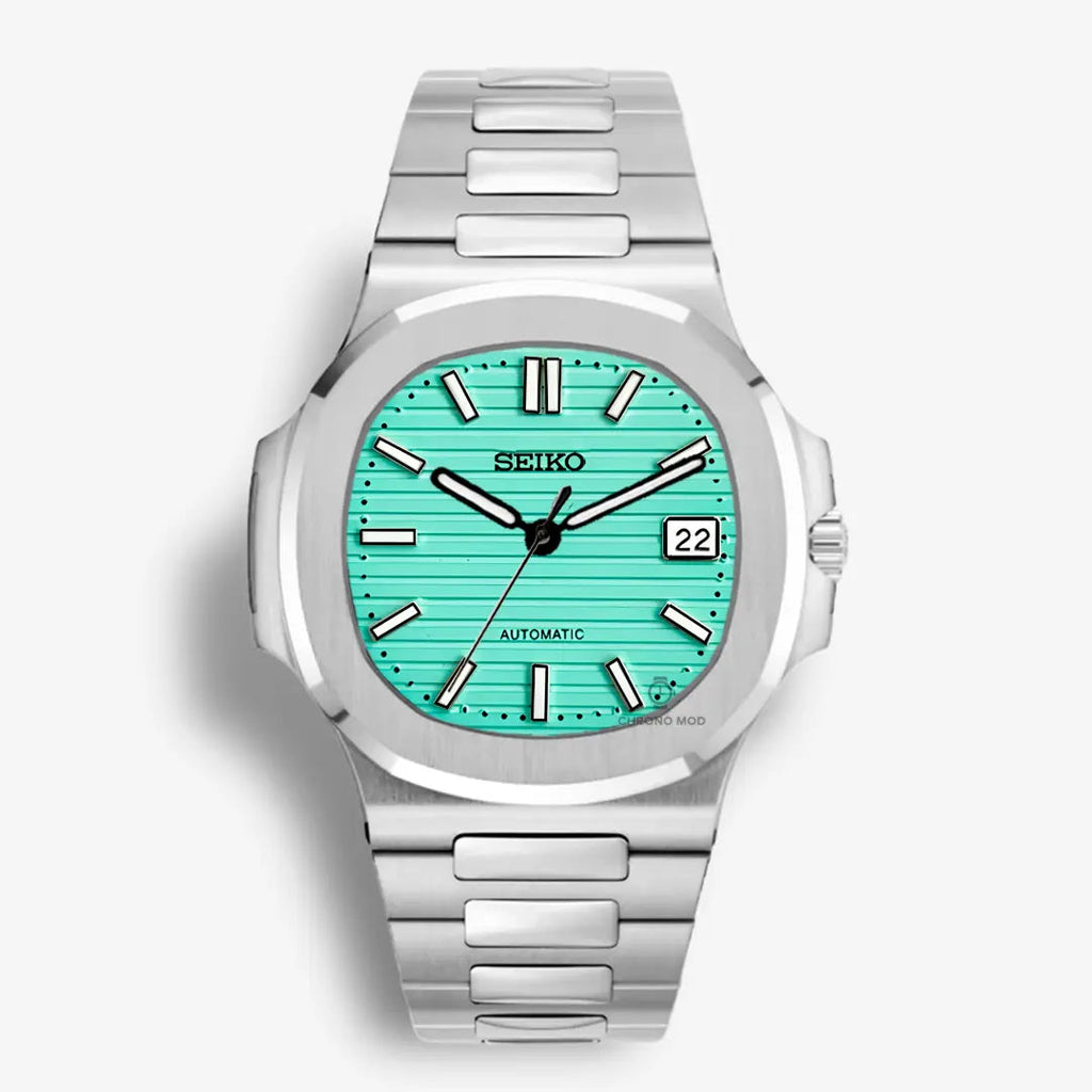 Seiko Mod Nautilus - Azul Tiffany