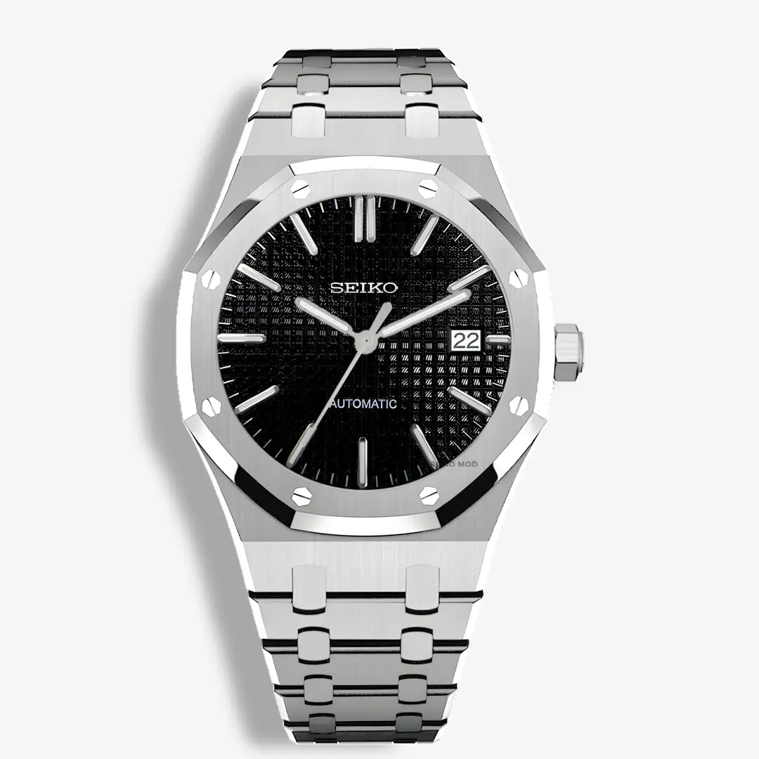 Seiko Mod Royal Oak - Negro