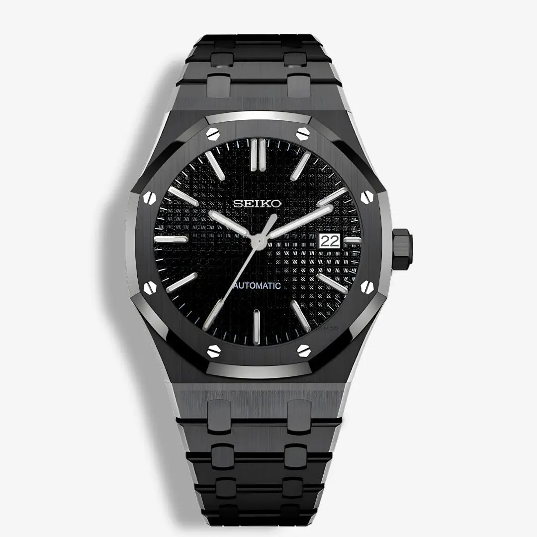 Seiko Mod Royal Oak - Completamente negro