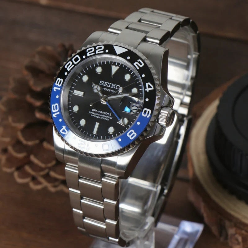 Seiko Mod GMT Batman