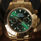 Seiko Mod Daytona Oro - Verde