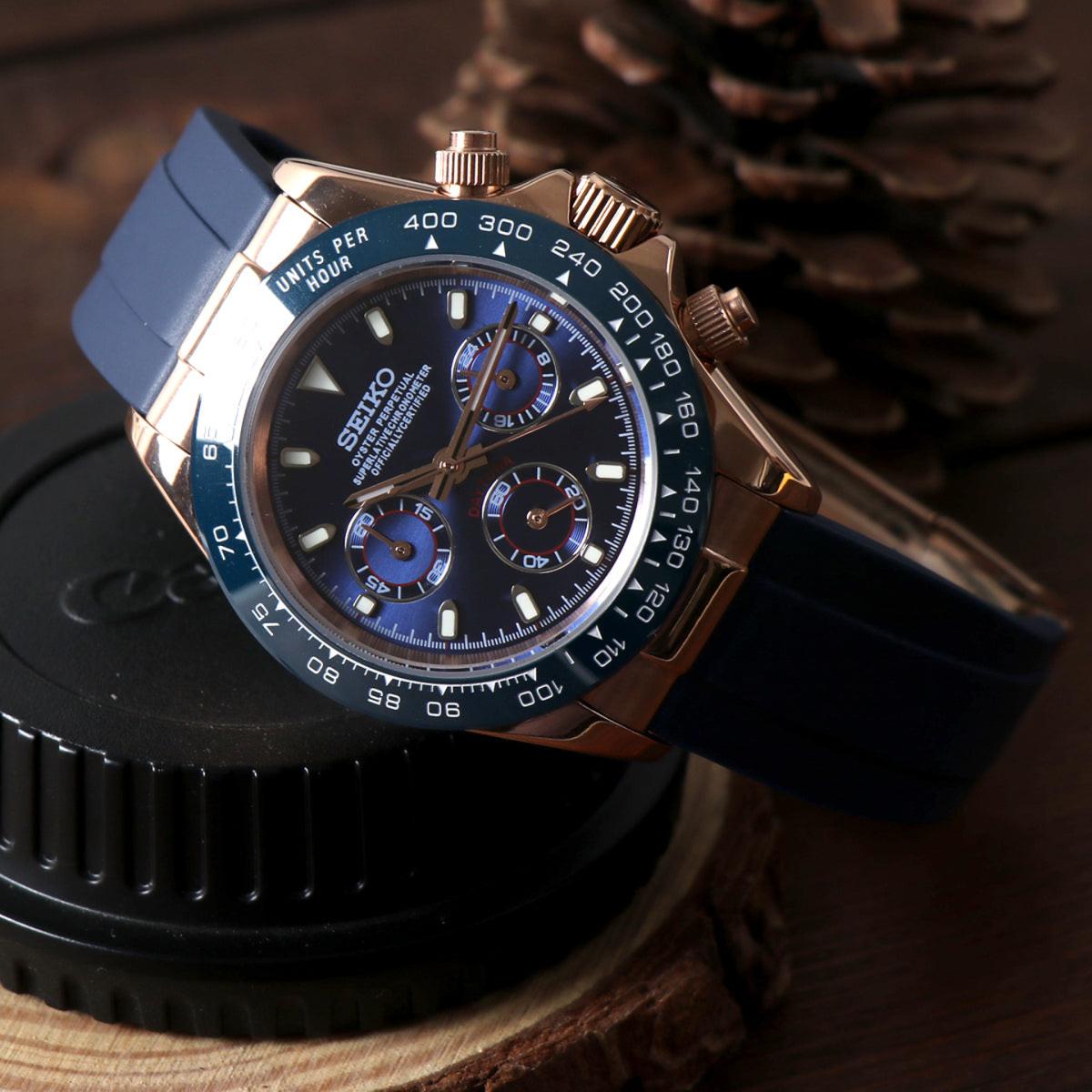 Seiko Mod Daytona - Royal Blue