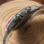 Seiko Mod Daytona Silver - Blue