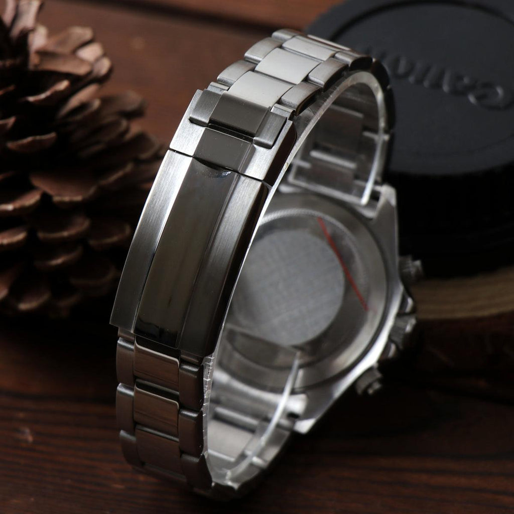 Seiko Mod Daytona Silver - Blue