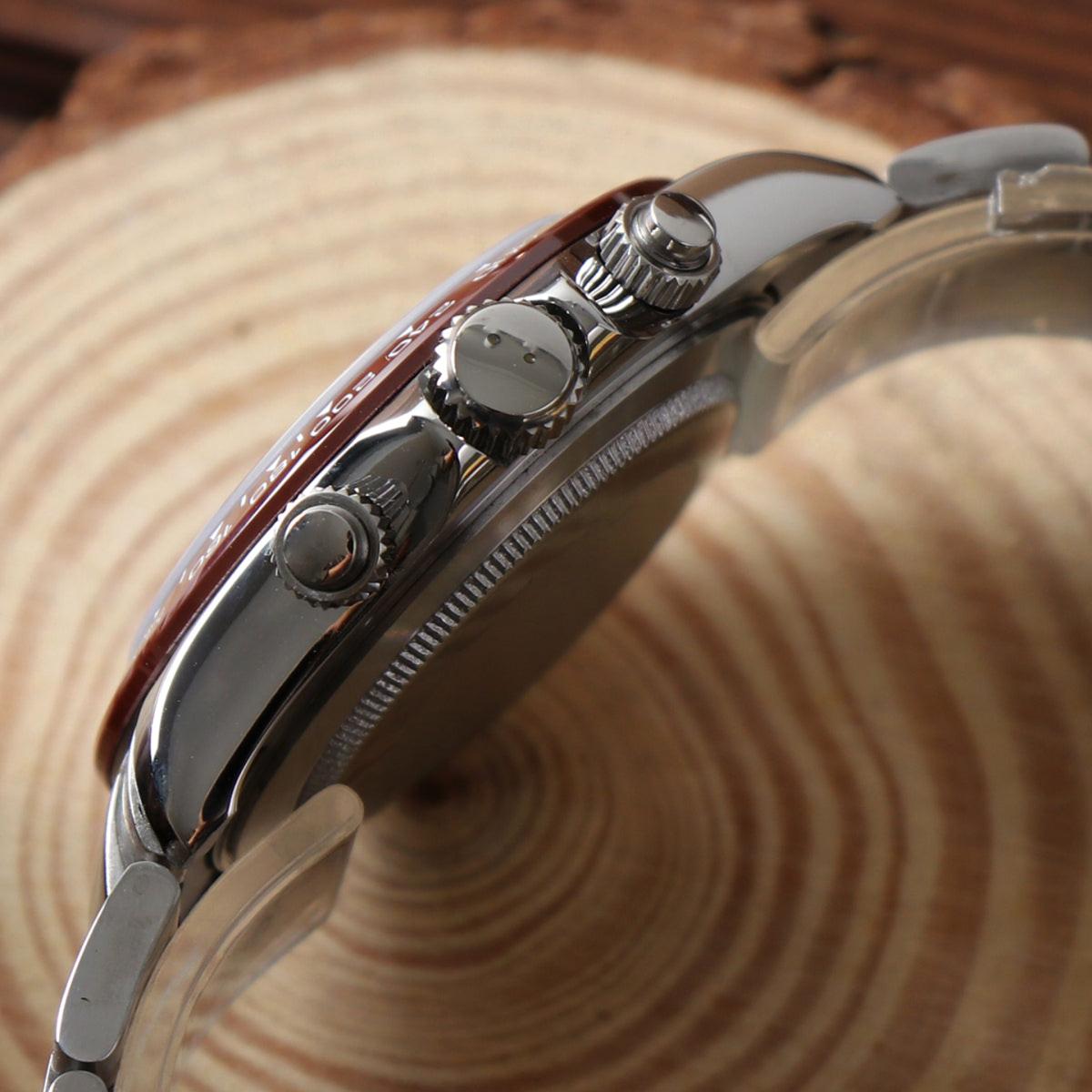 Seiko Mod Daytona - Platinum